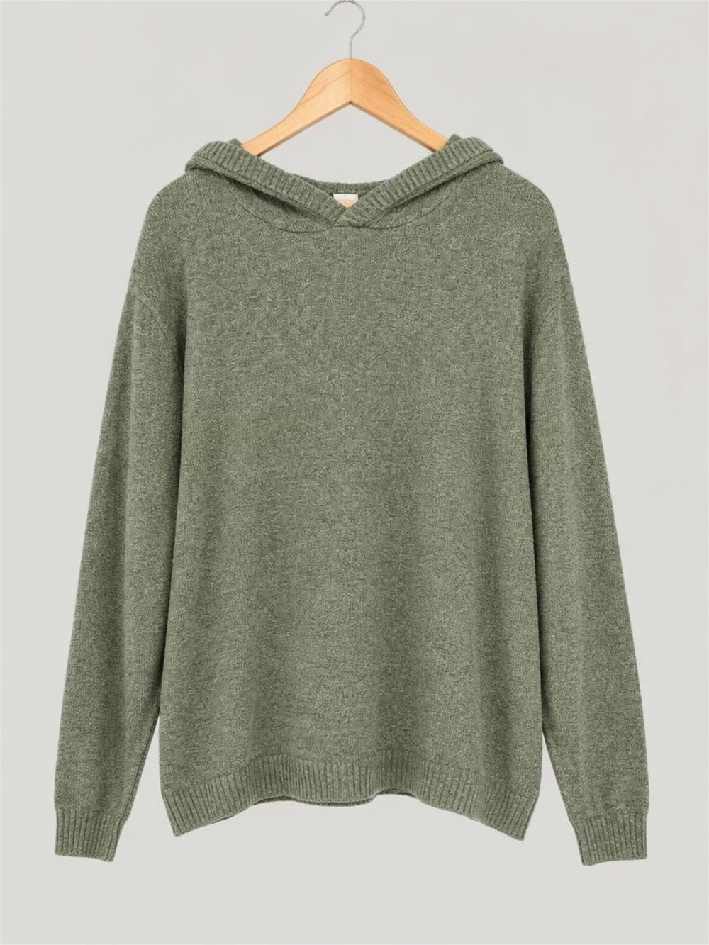 Goodfellow & Co Olive Knit Hooded Sweater